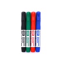 WHITEBOARD MARKERS, REFILLABLE, LIQUID INK, BLACK, BLUE,RED, AND GREEN COLOR, CHISEL TIP, SET OF 4 PIECES