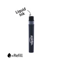 WHITEBOARD MARKERS, REFILLABLE, LIQUID BLACK INK, CHISEL TIP WITH 1 REFILL CARTRIDGE, SET OF 2 PIECES