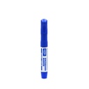 WHITEBOARD MARKERS, REFILLABLE, LIQUID BLUE INK, CHISEL TIP, BOX OF 12 PIECES