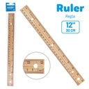 RULER, WOODEN, 12"/ 30 CM, 1 PIECE