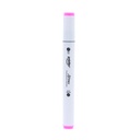 DUAL TIP ALCOHOL-BASED INK MARKERS WITH PLASTIC CASE, SET OF 60 COLORS 