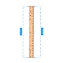 RULER, WOODEN, 12"/ 30 CM, 1 PIECE