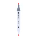 DUAL TIP ALCOHOL-BASED INK MARKERS WITH PLASTIC CASE, SET OF 60 COLORS 
