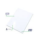 GLOSSY PHOTO PAPER  8X11.5", 230GSM FOR INKJET PRINTERS, SET OF 20 SHEETS