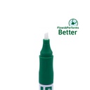 WHITEBOARD MARKERS, REFILLABLE, LIQUID GREEN INK, CHISEL TIP, BOX OF 12 PIECES