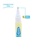 CORRECTION LIQUID PEN, FINE TIP, PASTEL COLORS, 9ML, BOX OF 12 PIECES