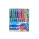 PENS, LIQUID COLOR, LIQUIQ INK, 0.5MM, SET OF 10 COLORS
