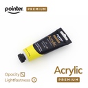 PREMIUM ACRYLIC PAINT, LEMON YELLOW, 75 ML (2.53 OZ), 1 TUBE