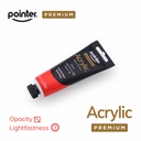 PREMIUM ACRYLIC PAINT, SCARLET RED, 75 ML (2.53 OZ), 1 TUBE