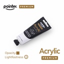PREMIUM ACRYLIC PAINT, TITANIUM WHITE, 75 ML (2.53 OZ), 1 TUBE