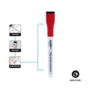 WHITEBOARD MARKERS, DUAL FINE TIP, MAGNETIC, SET OF 8 COLORS 
