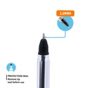 PENS, ULTRA SMOOTH, SEMI-GEL, BALLPOINT, BLACK COLOR, 1.0 MM, BOX OF 12 PIECES