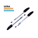 PENS, ULTRA SMOOTH, SEMI-GEL, BALLPOINT, BLACK COLOR, 1.0 MM, BOX OF 12 PIECES