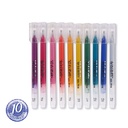 PENS, GLITTER, GEL,1.0MM, SET OF 10 COLORS
