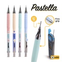 MECHANICAL PENCILS, PASTEL COLORS, WITH GRIP,0.7MM, SET OF 1 