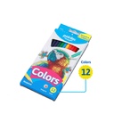 COLORED PENCILS, INTENSE, HEXAGONAL, SET OF 12 COLORS