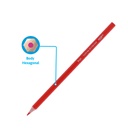 COLORED PENCILS, INTENSE, HEXAGONAL, SET OF 12 COLORS