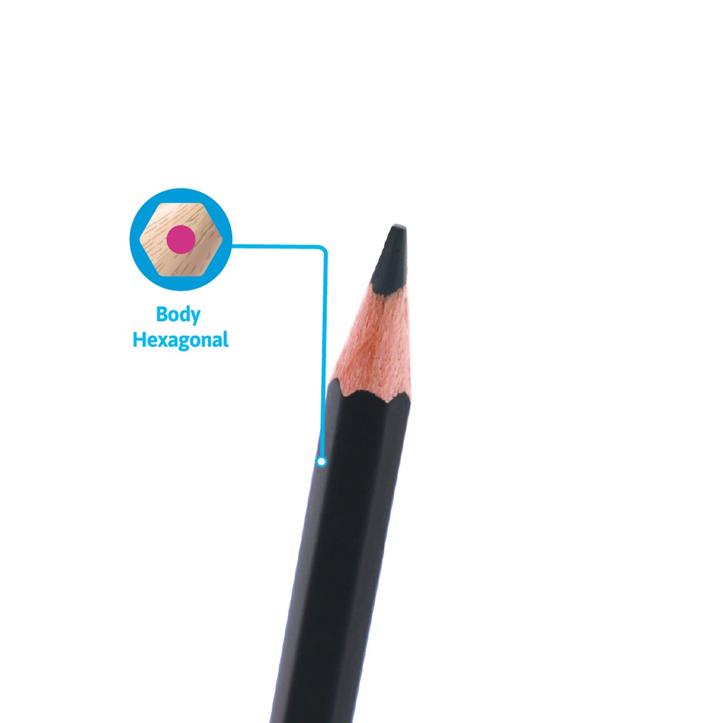 COLORED PENCILS, INTENSE, HEXAGONAL, SET OF 24 COLORS