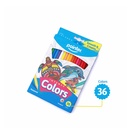 COLORED PENCILS, INTENSE, HEXAGONAL, SET OF 36 COLORS