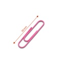 PAPER CLIPS 2", ASSORTED COLOR,VINYL COATED, PLASTIC BOX OF 30 PIECES