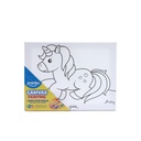 CANVAS, STRECHED, 9X12", PRE-DRAWN WITH CHILDREN’S DESIGNS, 1 PIECE