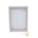 CANVAS, STRECHED, 9X12", PRE-DRAWN WITH CHILDREN’S DESIGNS, 1 PIECE
