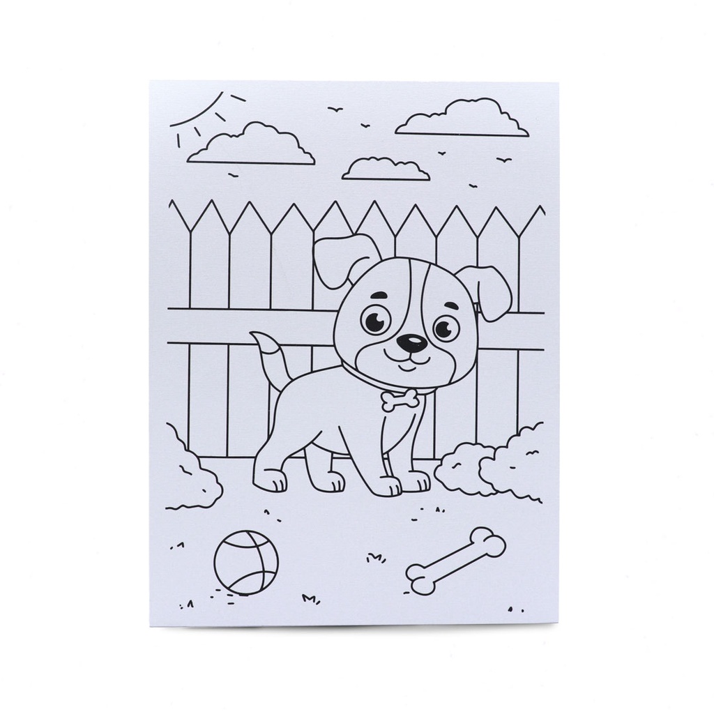 CANVAS, PANEL,12X16", 100% COTTON, PRE-DRAWN WITH CHILDREN'S DESIGNS,1 PIECE