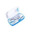 GEOMETRY MATH SET, PLASTIC CASE, SET OF 11 PIECES