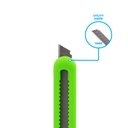 UTILITY KNIFE, PASTEL BODY, 9MM, 1 PIECE
