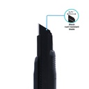 UTILITY KNIFE, BLACK BODY, 18MM ,1 PIECE