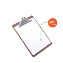 CLIPBOARD, A4 LETTER SIZE, BUTTERFLY CLIP, MDF, 1 PIECE