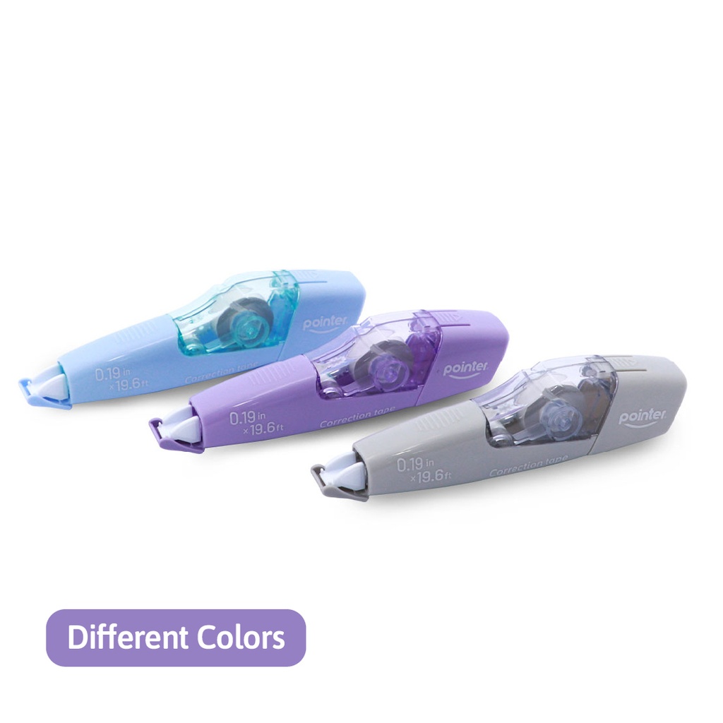 CORRECTION TAPE, PASTEL COLORS, 5X6MM, 1 PIECE