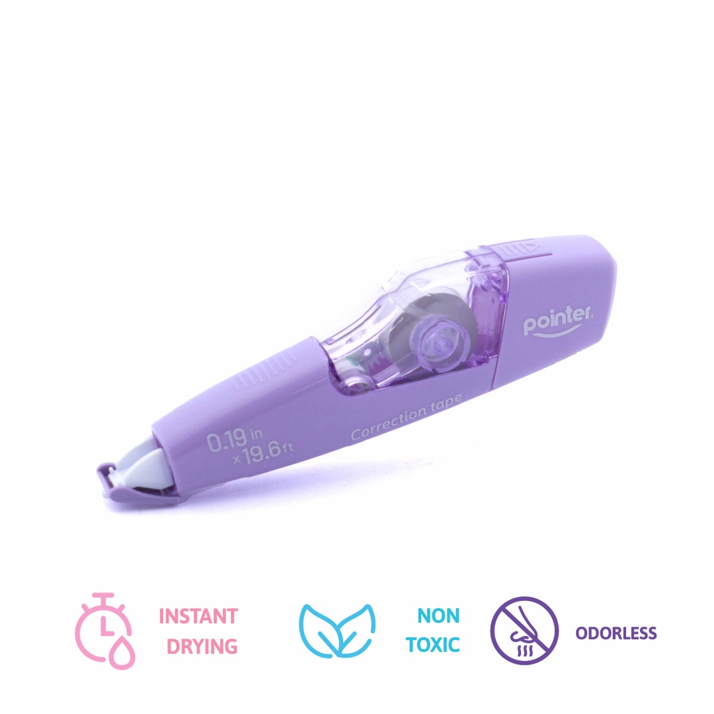 CORRECTION TAPE, PASTEL COLORS, 5X6MM, 1 PIECE