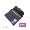 EXPANDING ORGANIZER FILE FOLDER A4, 13 POCKETS WITH BUCKLE CLOSURE AND HANDLE, 1 PIECE