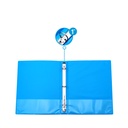 BINDER, 3-RINGS, ROUND 1", A4,NEON COLORS, 1 PIECE