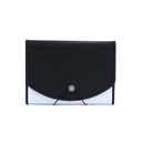EXPANDING ORGANIZER FILE FOLDER A4, 13 POCKETS WITH DECORATIVE UPPER COVER AND ELASTIC BAND CLOSURE, 1 PIECE