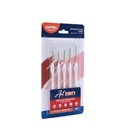 PAINTBRUSHES, TAKLON BRISTLE , DETAILING AND LINING , SET OF 5 PIECES