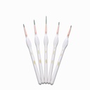 PAINTBRUSHES, TAKLON BRISTLE , DETAILING AND LINING , SET OF 5 PIECES