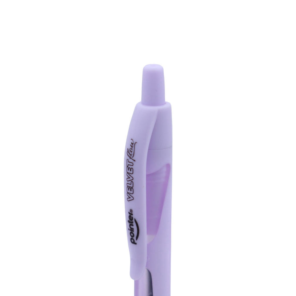 PENS, VELVET FLOW, HYBRID, RETRACTABLE, BLACK COLOR, 1.0 MM, TRIANGULAR BODY, BOX OF 12 PIECES