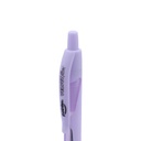 PENS, VELVET FLOW, HYBRID, RETRACTABLE, BLACK COLOR, 1.0 MM, TRIANGULAR BODY, BOX OF 12 PIECES