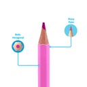 COLORED PENCILS, PASTEL , HEXAGONAL, SET OF 12 COLORS