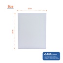 CANVAS, STRETCHED, 11X14", 100% COTTON, 380 G/M², 1 PIECE