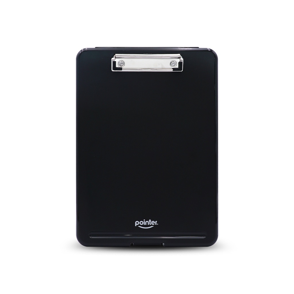 CLIPBOARD, A4 LETTER SIZE, WITH STORAGE, BLACK, 100 SHEET CAPACITY, 1 PIECE