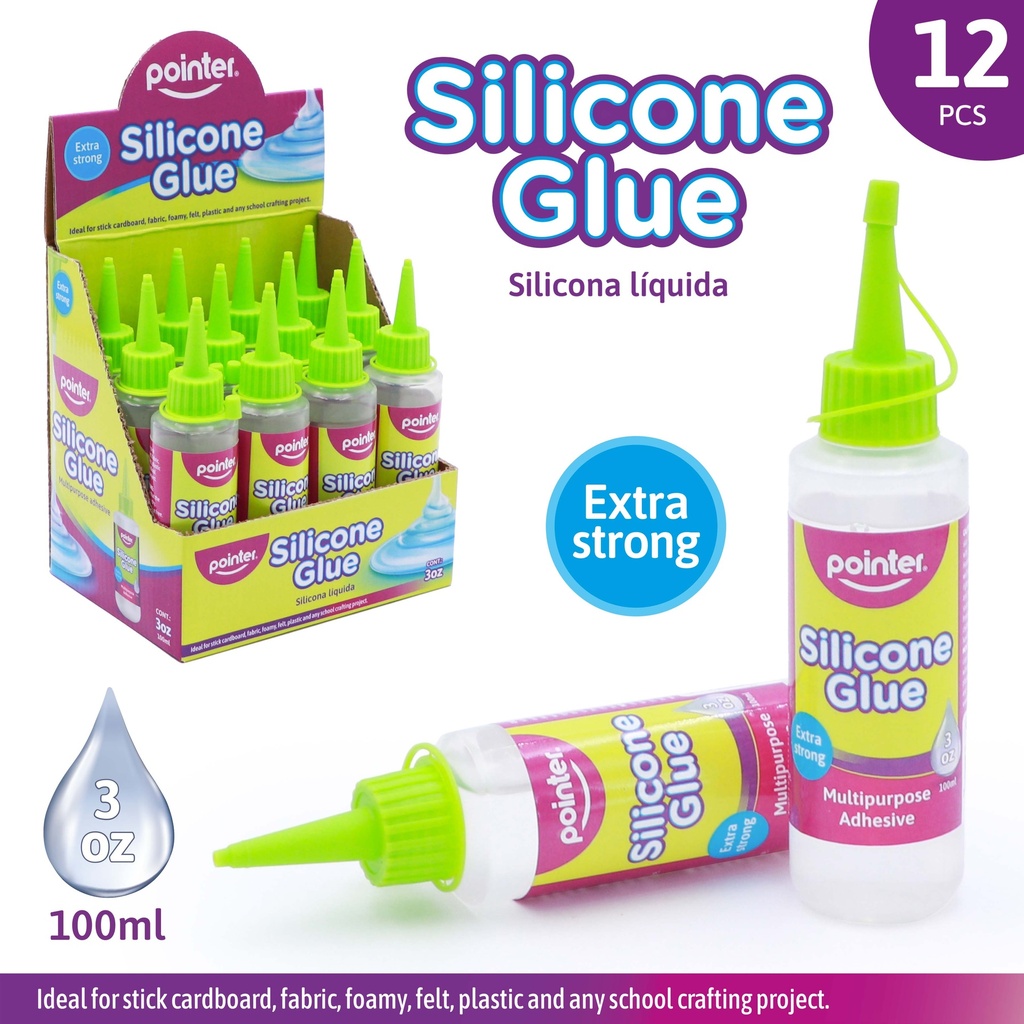 SILICONE GLUE, 100ML, 3OZ