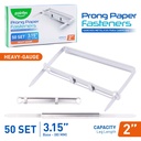 PRONG FASTENER, 2" , 80MM , BOX OF 50 SETS