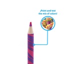 COLORED PENCILS, RAINBOW, JUMBO, SET OF 12 COLORS