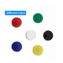 ROUND COLORED MAGNETS,1.2", MEDIUM, SET OF 12 PIECES