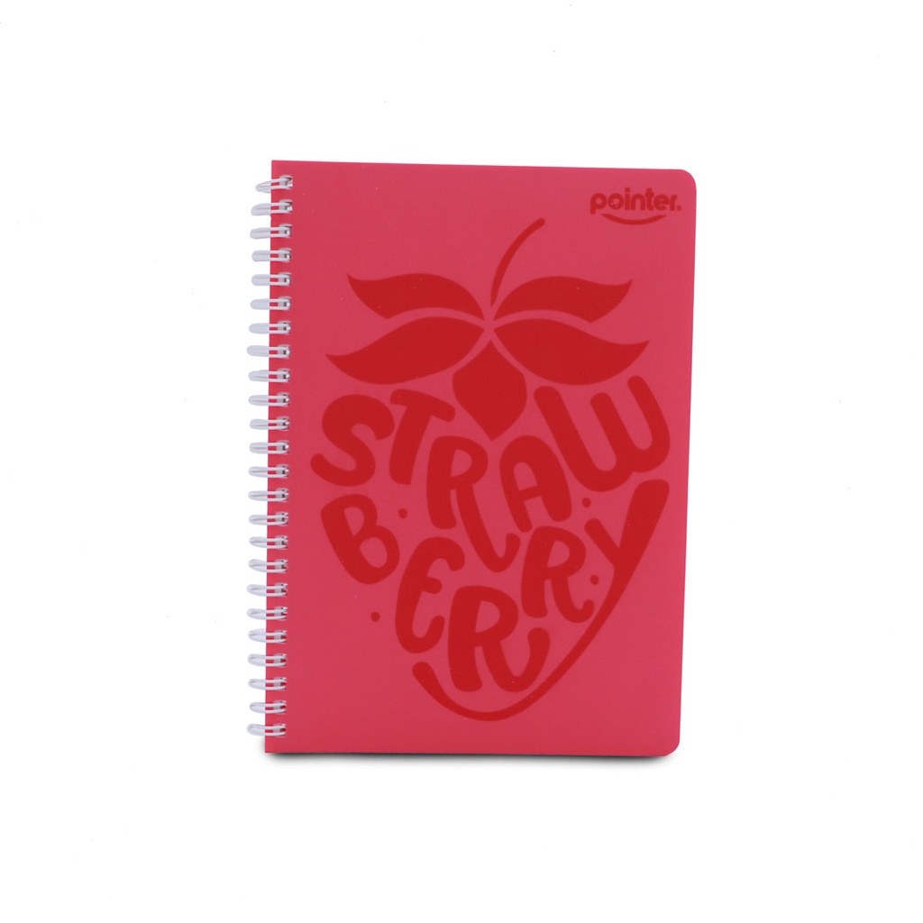 NOTEBOOK, A5 SPIRAL LINED WITH FRUIT-SCENTED PAGES, 80 SHEETS