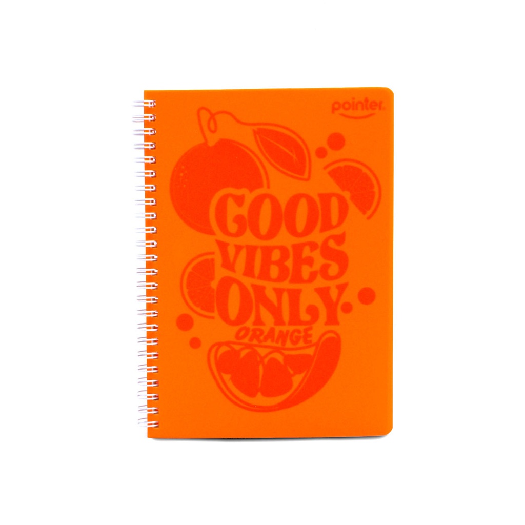 NOTEBOOK, A5 SPIRAL LINED WITH FRUIT-SCENTED PAGES, 80 SHEETS
