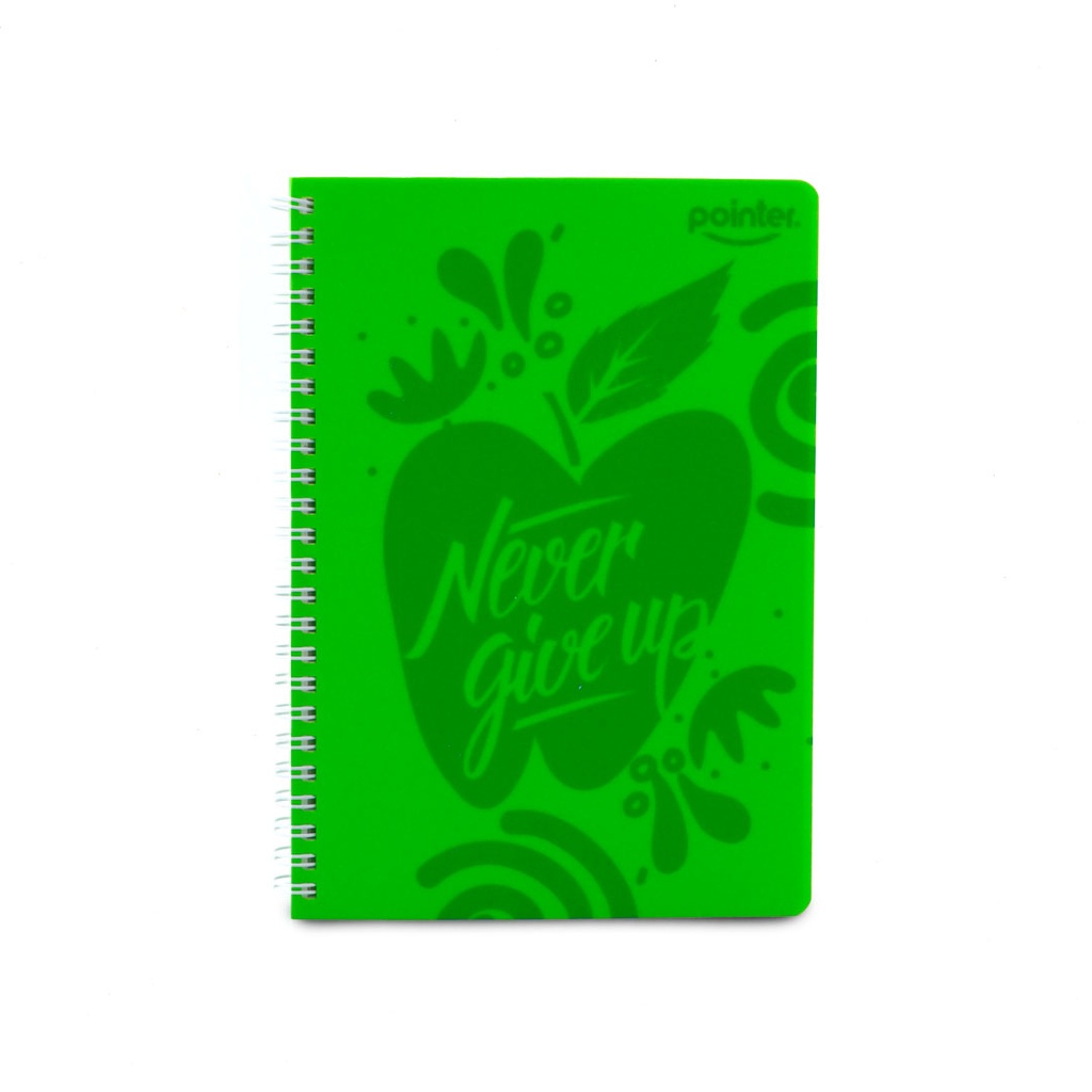 NOTEBOOK, A5 SPIRAL LINED WITH FRUIT-SCENTED PAGES, 80 SHEETS